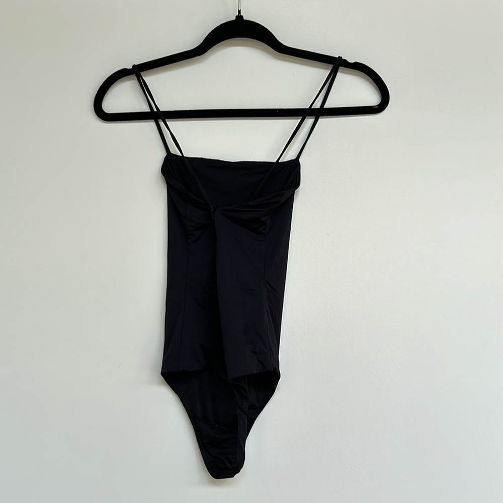 Wilfred Free strappy Bodysuit | Black - Picture 2 of 3